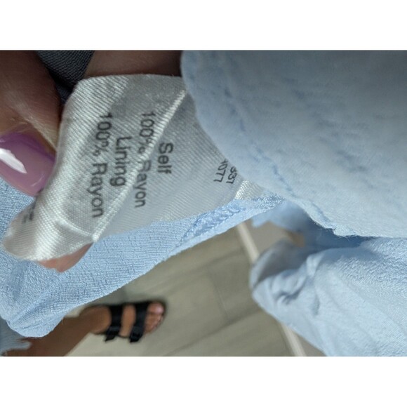 Cabi Dress Womens Small Light Blue Sleeveless V Neck Midi - Picture 7 of 9